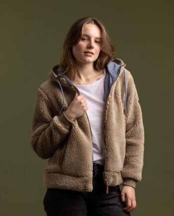 Trespass Lavelle Faux Fur Teddy Fleece Hoodie